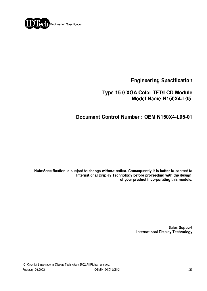 N150X4-L05_1287061.PDF Datasheet