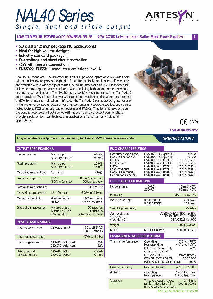 NAL40-7624_655961.PDF Datasheet