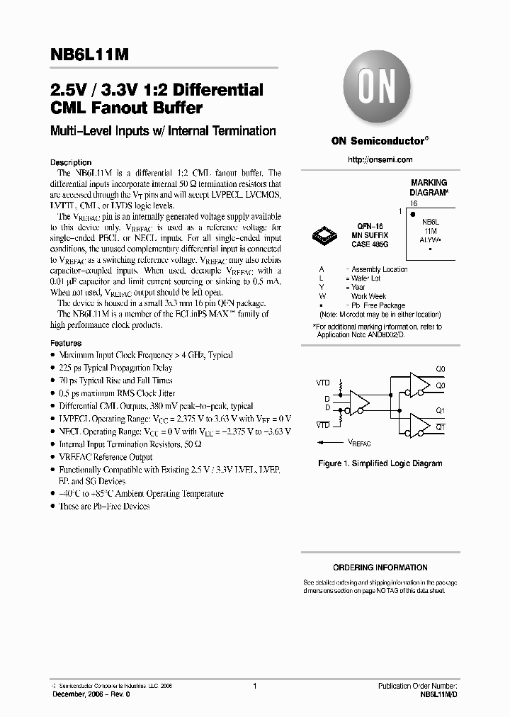 NB6L11MMNR2G_1108172.PDF Datasheet