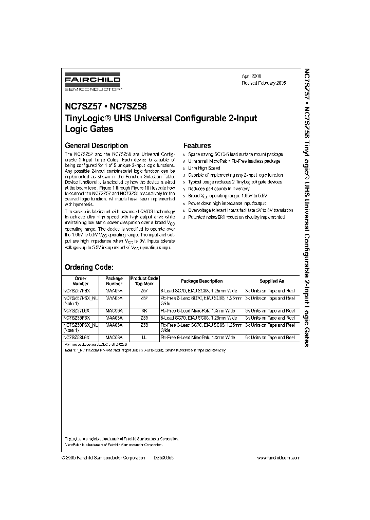 NC7SZ58P6XNL_1123589.PDF Datasheet