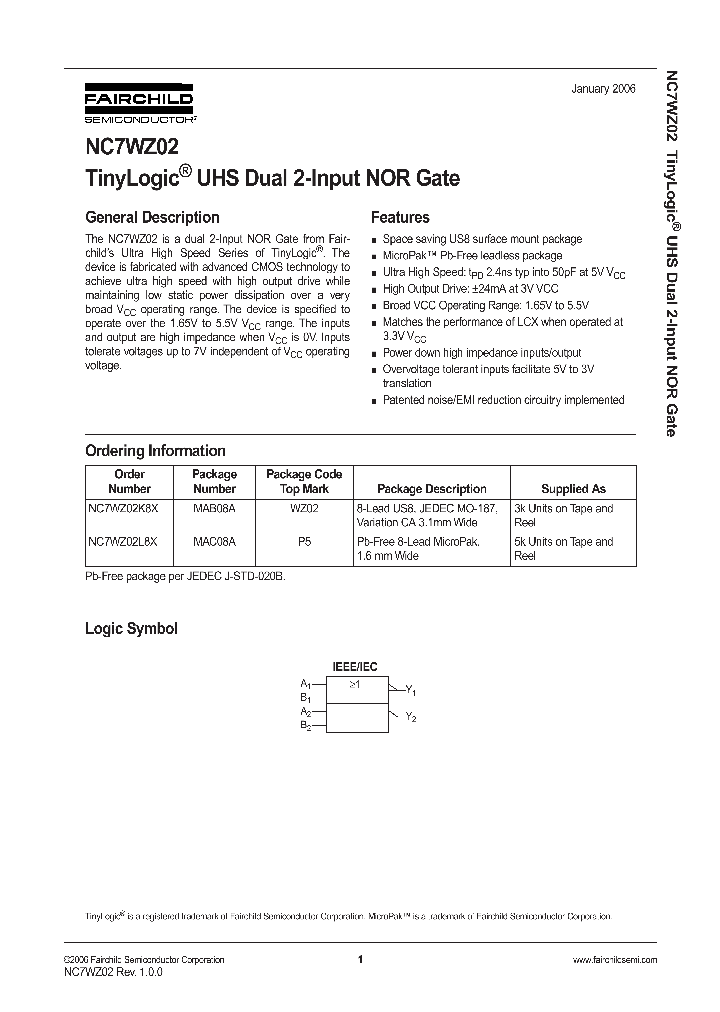 NC7WZ02L8X_1287650.PDF Datasheet