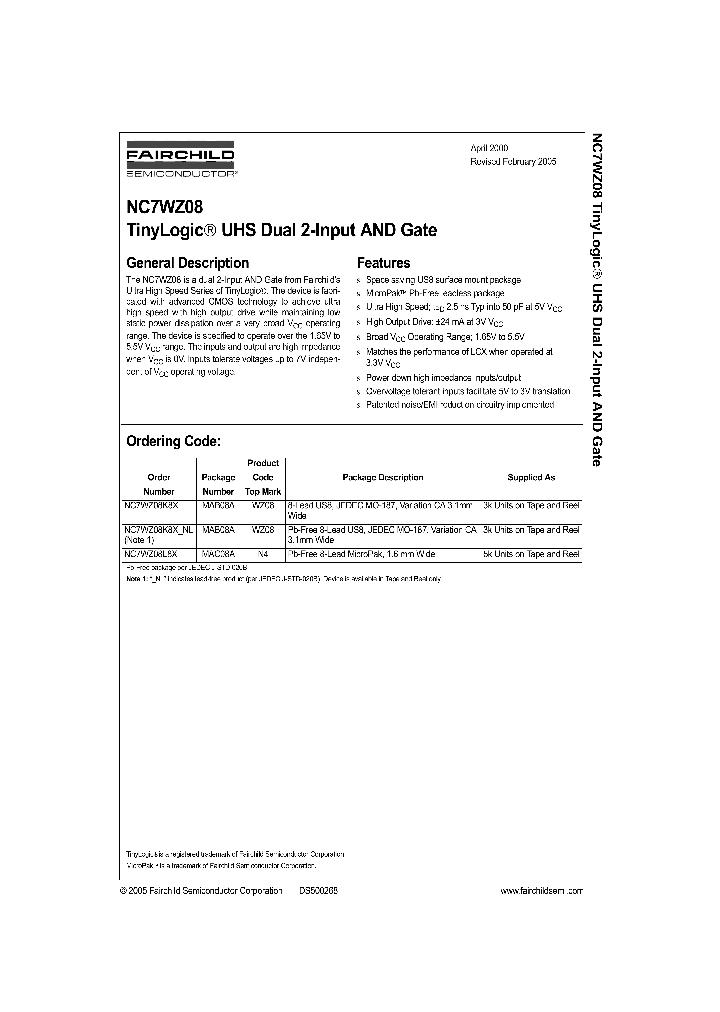 NC7WZ08L8X_1287654.PDF Datasheet