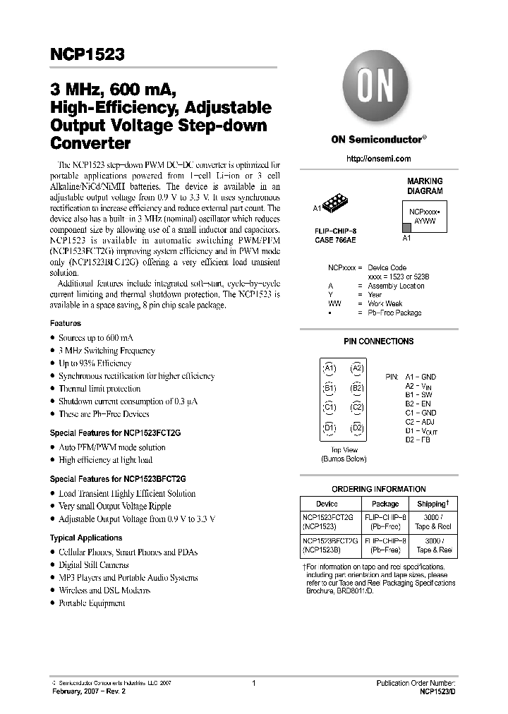 NCP1523BFCT2G_767874.PDF Datasheet