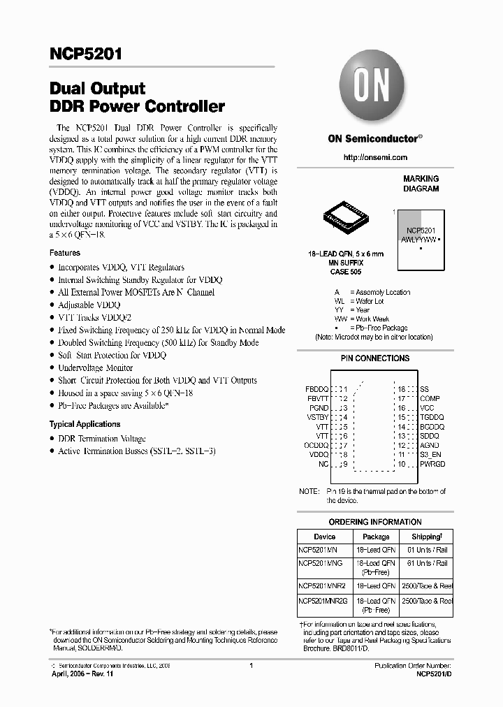NCP5201MNG_1145785.PDF Datasheet