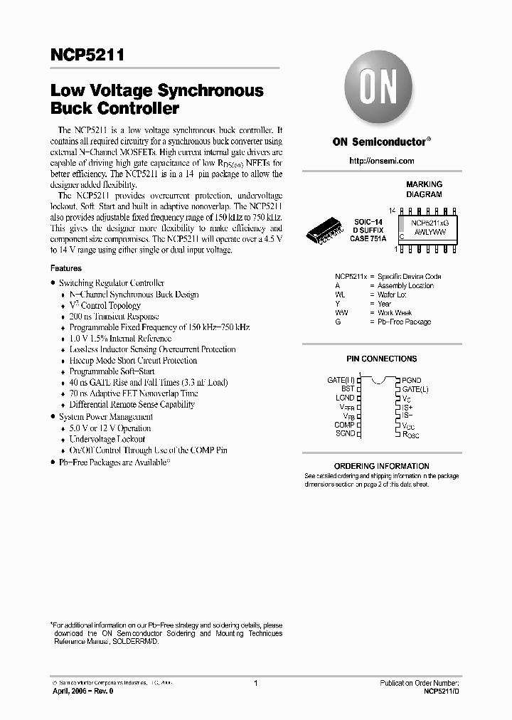 NCP5211_1145795.PDF Datasheet