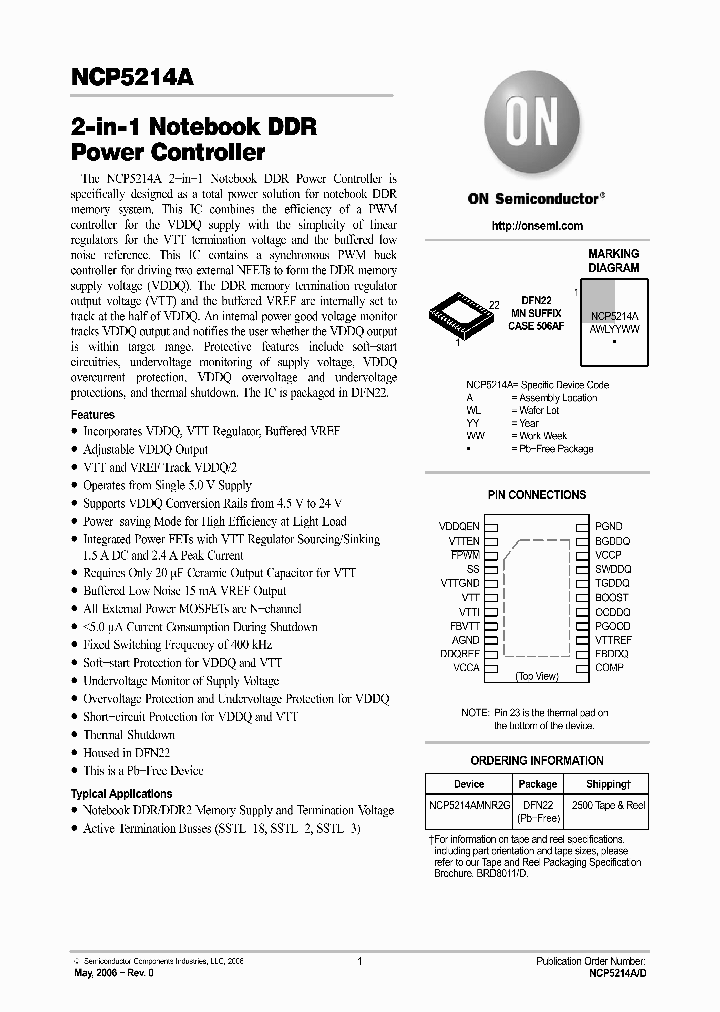 NCP5214AMNR2G_1287835.PDF Datasheet