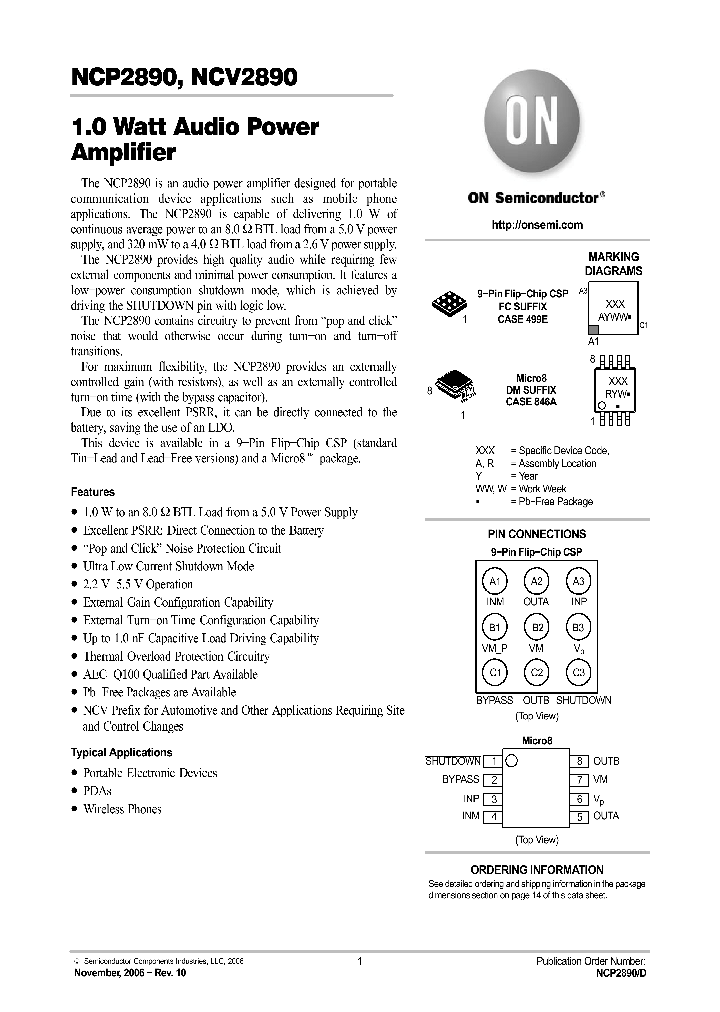 NCV2890_1121406.PDF Datasheet