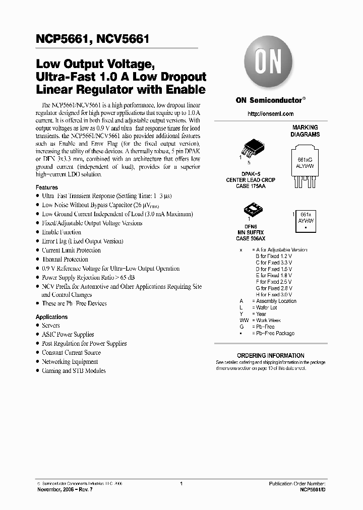NCV5661_1119501.PDF Datasheet