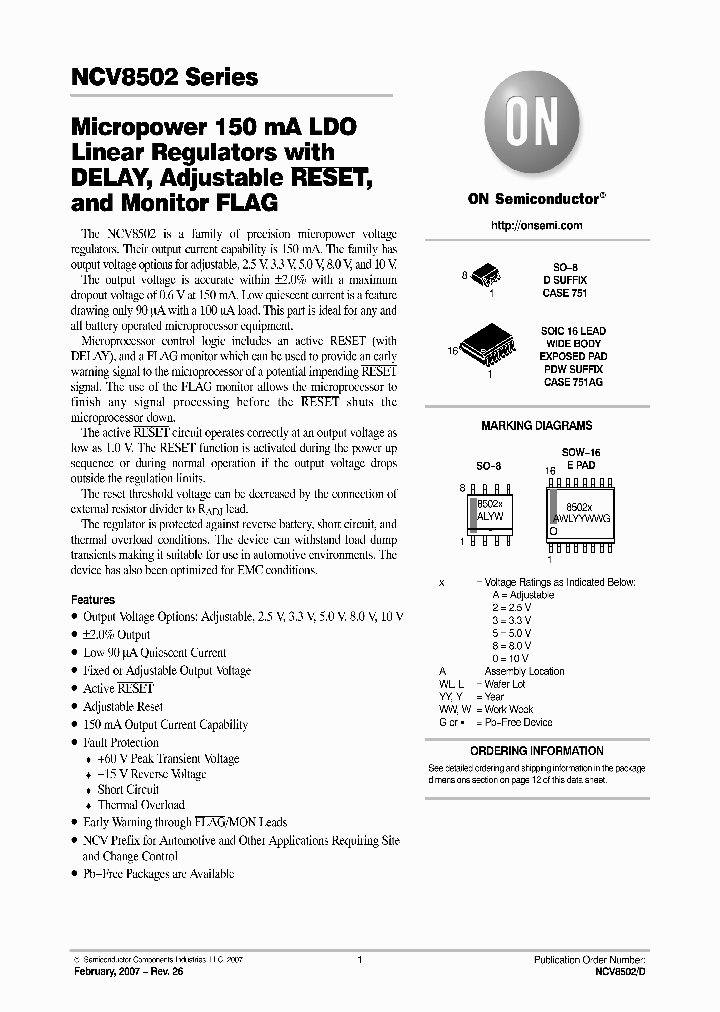 NCV850207_1287994.PDF Datasheet