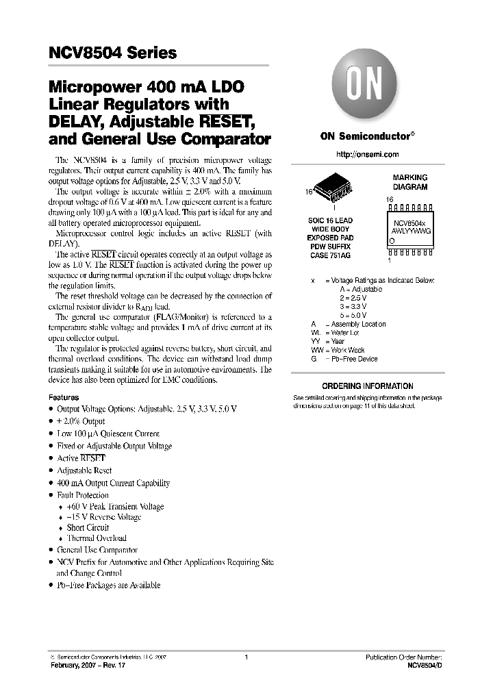 NCV8504PWADJG_760850.PDF Datasheet