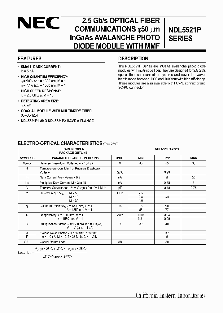 NDL5521PD_1288089.PDF Datasheet
