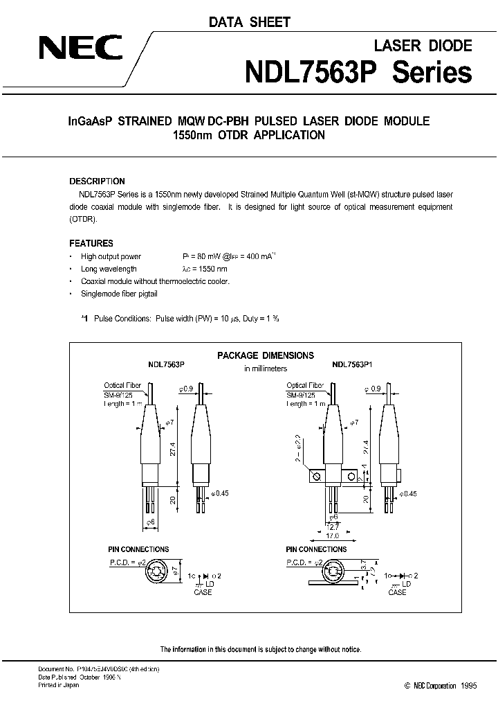NDL7565P1_1288109.PDF Datasheet