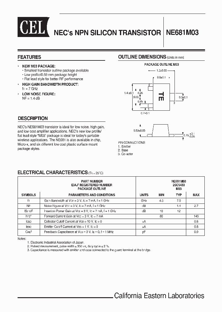 NE681M03-T1-A_1288355.PDF Datasheet