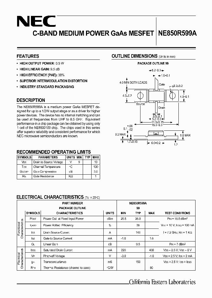 NE850R599A_1170429.PDF Datasheet