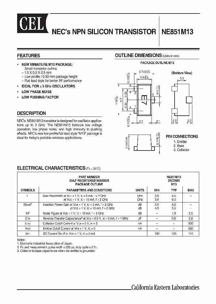 NE851M13_1170433.PDF Datasheet