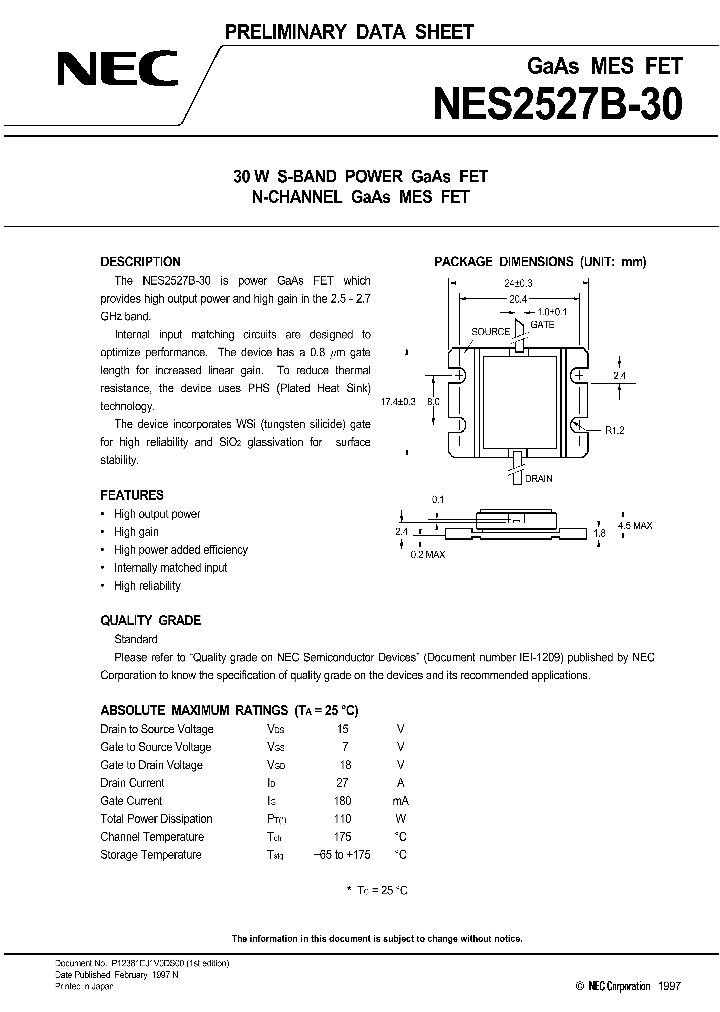 NES2527B-30_1029753.PDF Datasheet