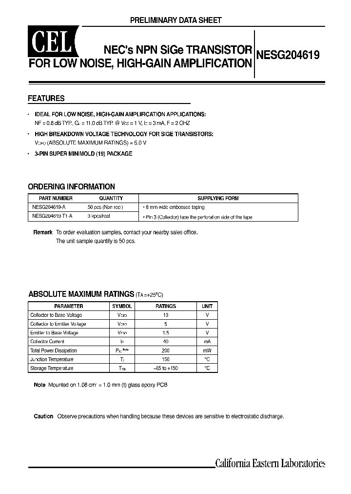 NESG204619-T1-A_1288447.PDF Datasheet