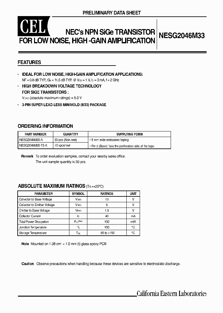 NESG2046M33-T3-A_1288449.PDF Datasheet