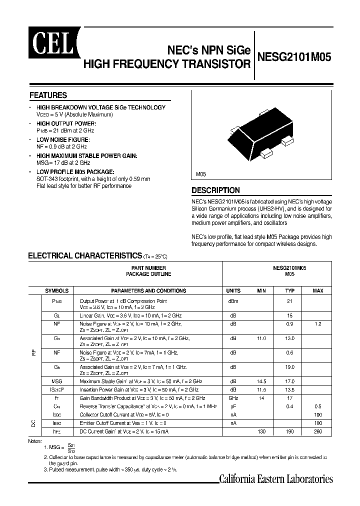 NESG2101M05-T1-A_1288451.PDF Datasheet
