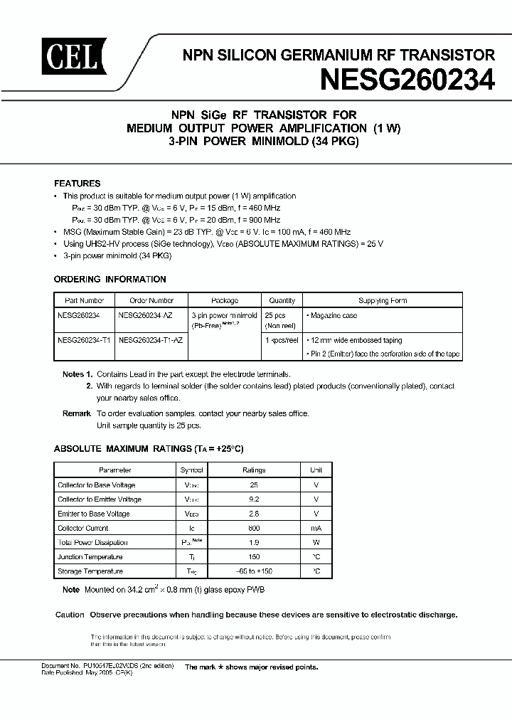NESG260234-T1_1288458.PDF Datasheet