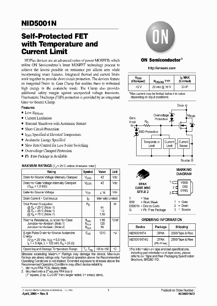 NID5001NT4G_761051.PDF Datasheet
