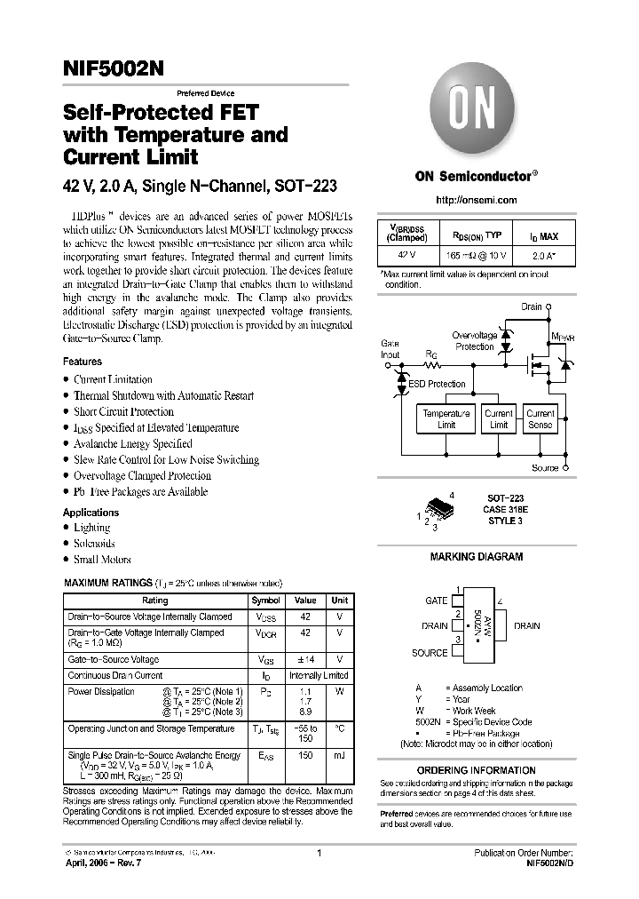NIF5002N06_761070.PDF Datasheet