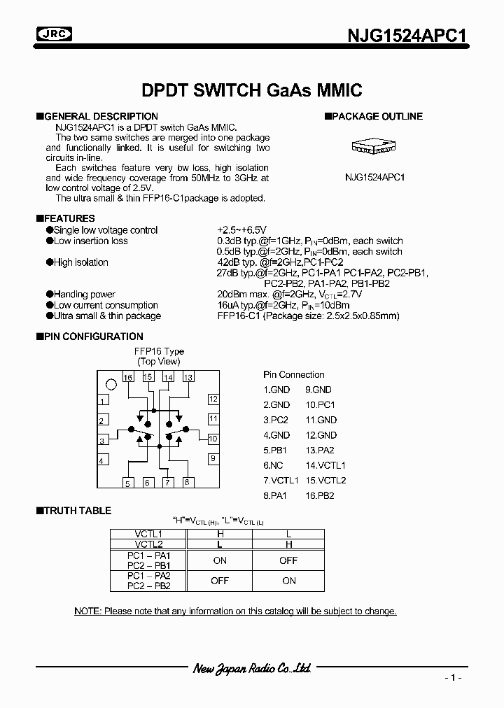 NJG1524APC1_1288629.PDF Datasheet