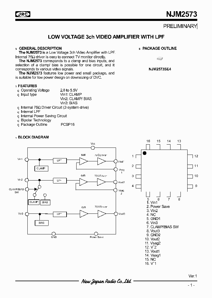 NJM2573SE4_1288885.PDF Datasheet