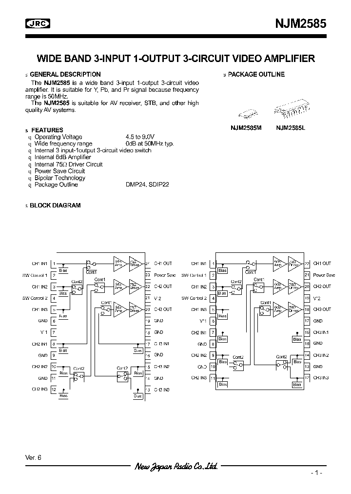 NJM2585M_1288894.PDF Datasheet