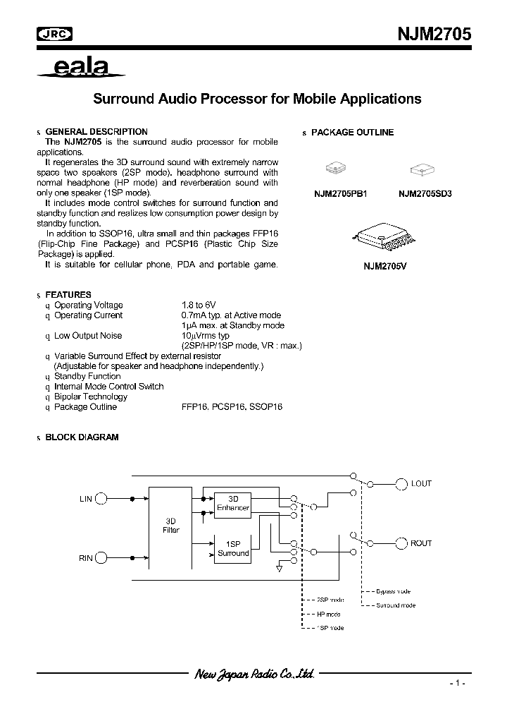 NJM2705V_1288910.PDF Datasheet