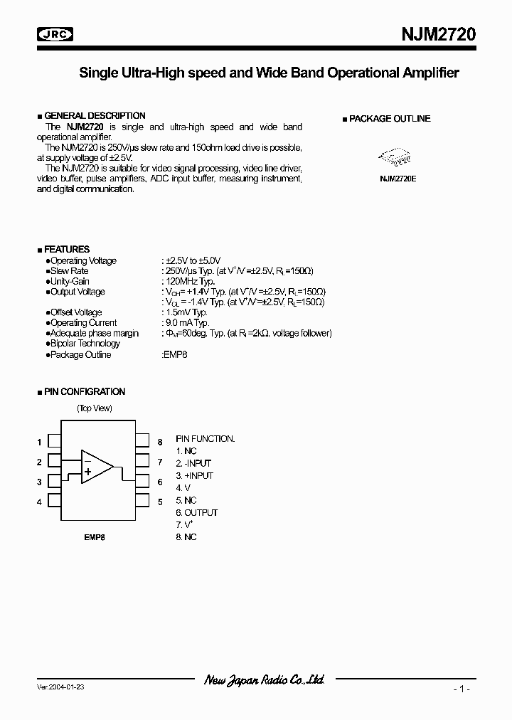 NJM2720E_1288917.PDF Datasheet