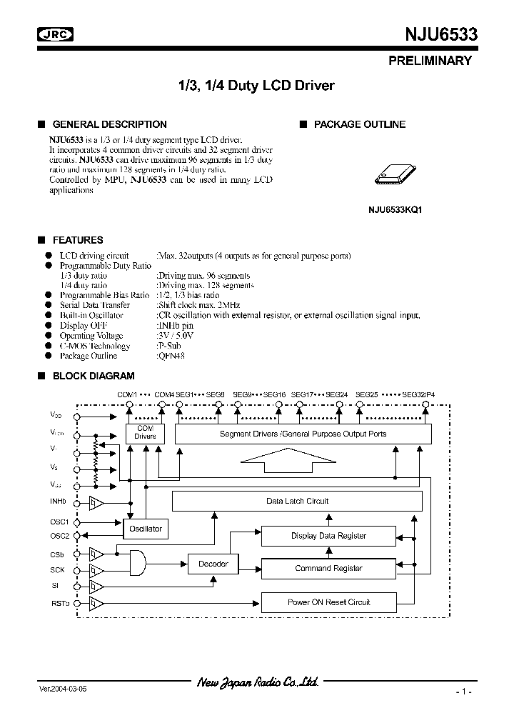 NJU6533_1289135.PDF Datasheet