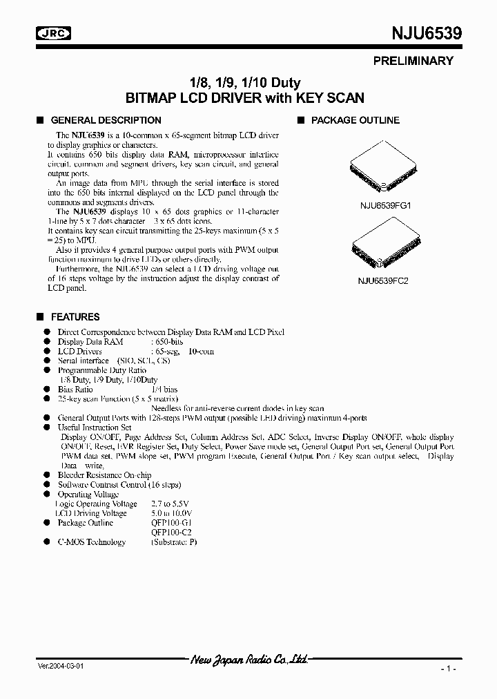 NJU6539FG1_1289138.PDF Datasheet