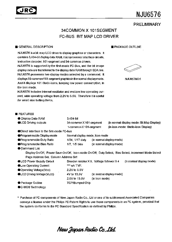 NJU6576CH_1289142.PDF Datasheet