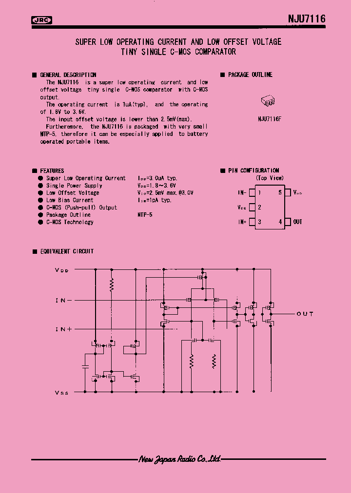 NJU7116F_1054894.PDF Datasheet