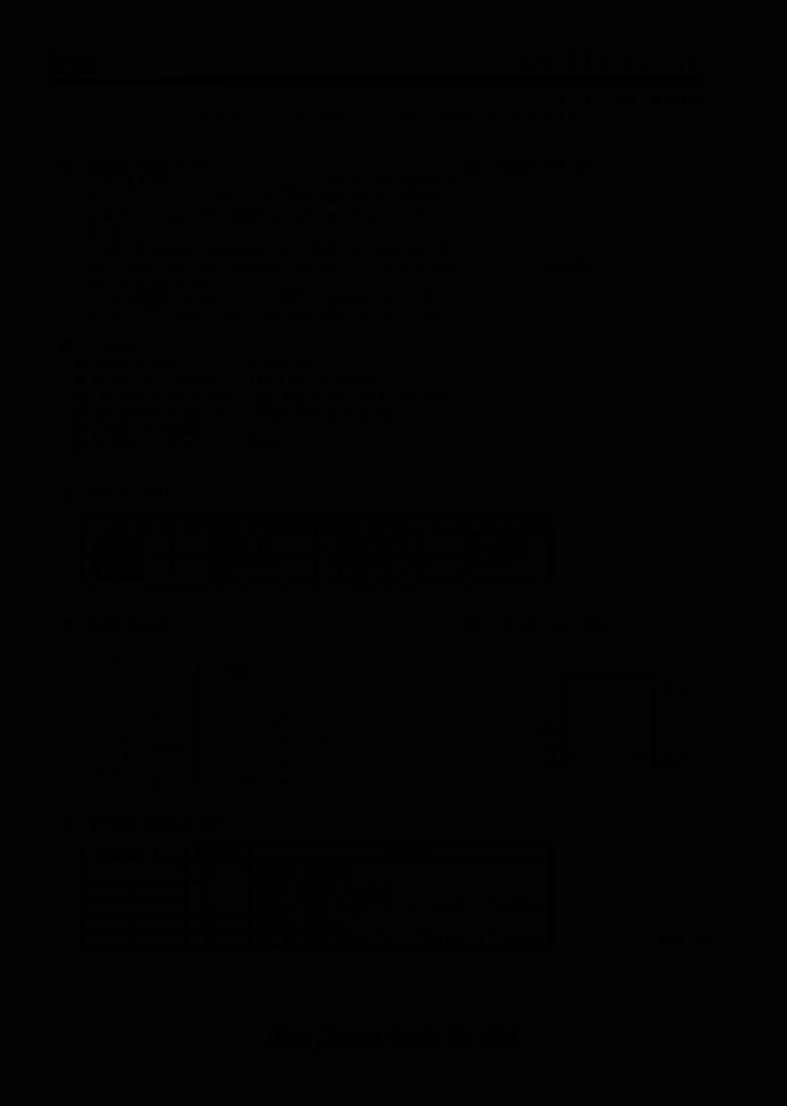 NJU7665_1068628.PDF Datasheet