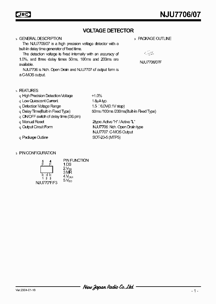 NJU7707F_1289221.PDF Datasheet