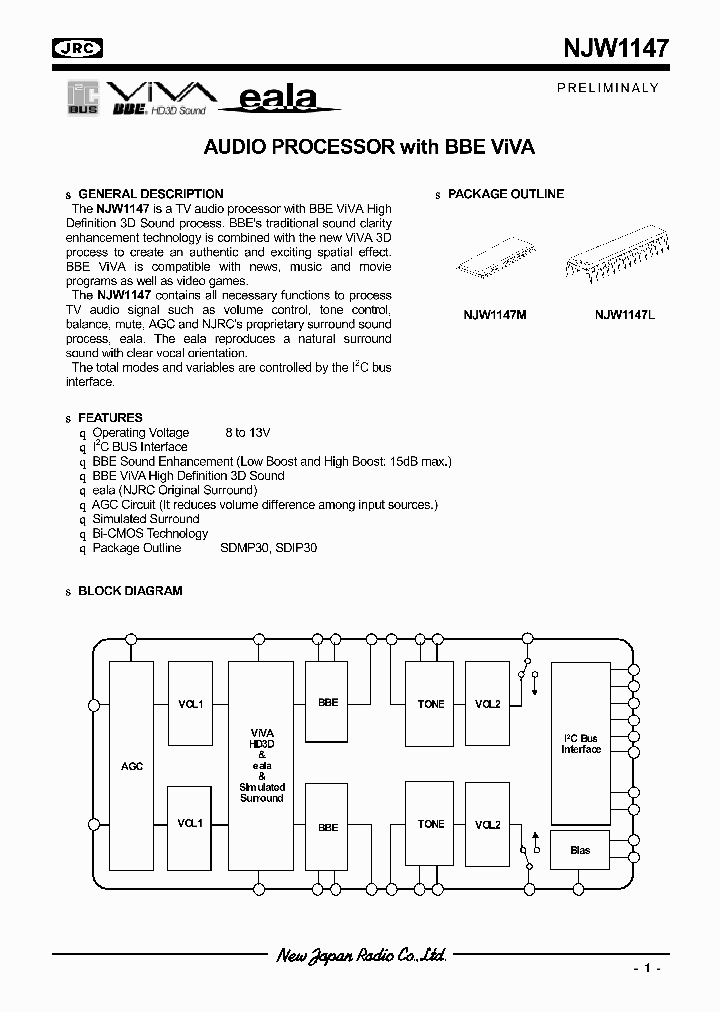 NJW1147M_1289254.PDF Datasheet