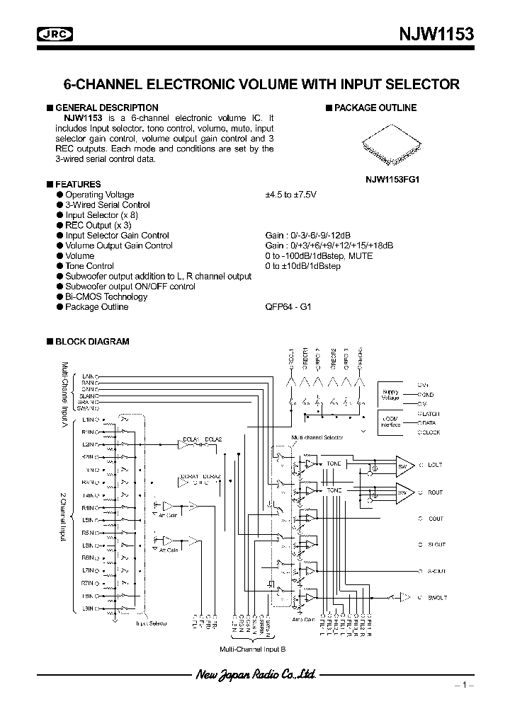 NJW1153FG1_1289260.PDF Datasheet