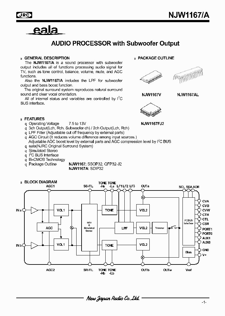 NJW1167V_1289270.PDF Datasheet