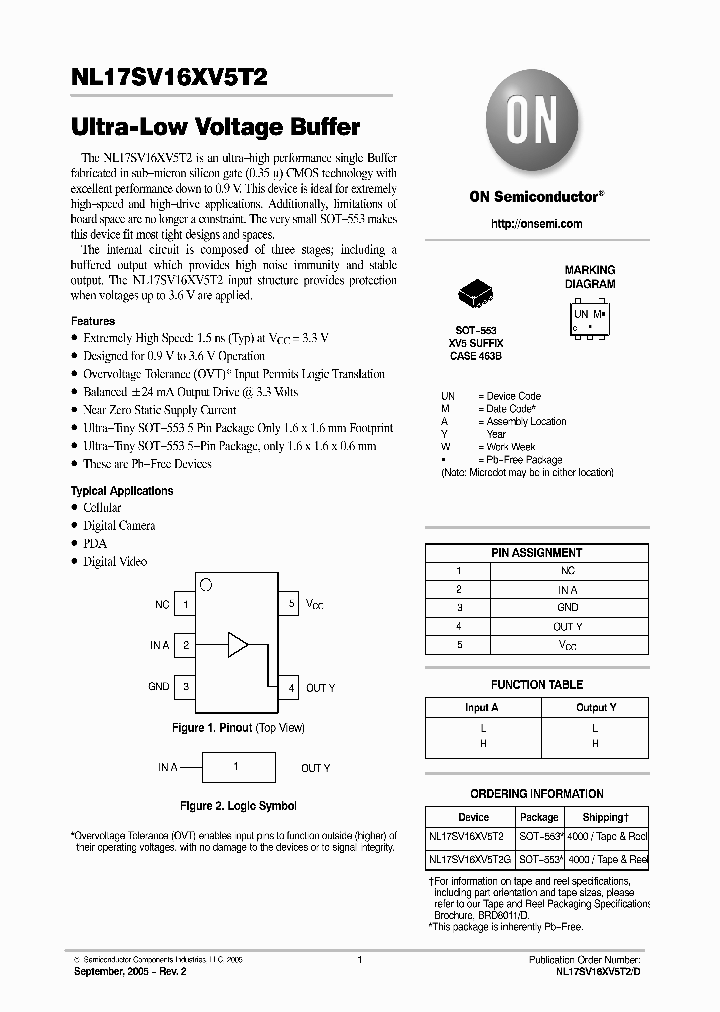 NL17SV16XV5T205_1289302.PDF Datasheet