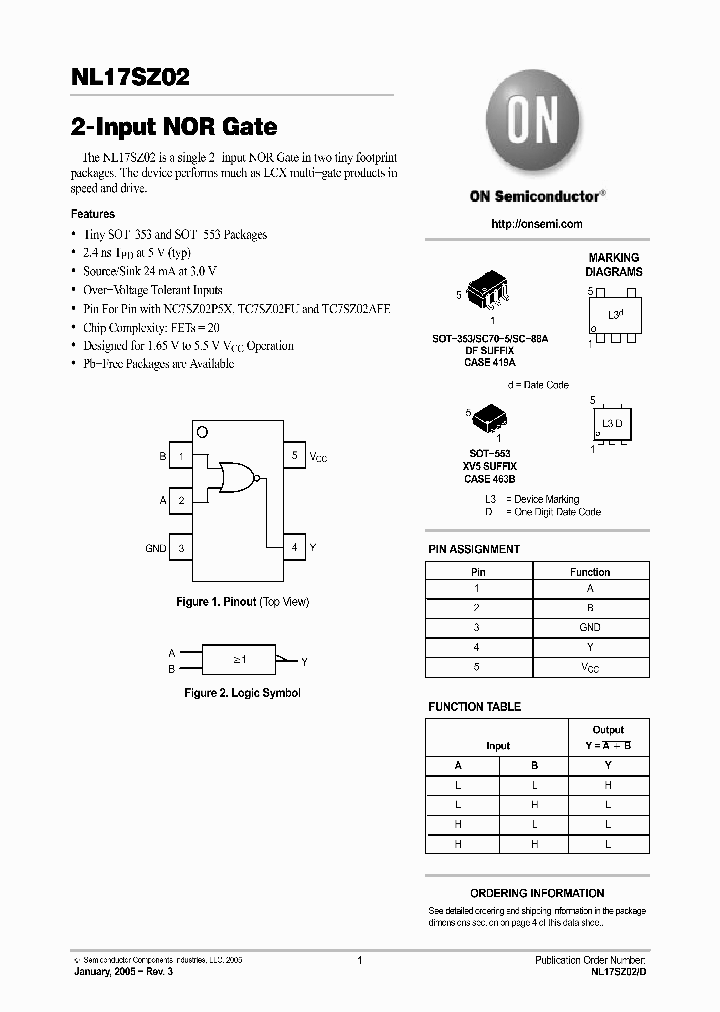 NL17SZ02XV5T2_1289308.PDF Datasheet