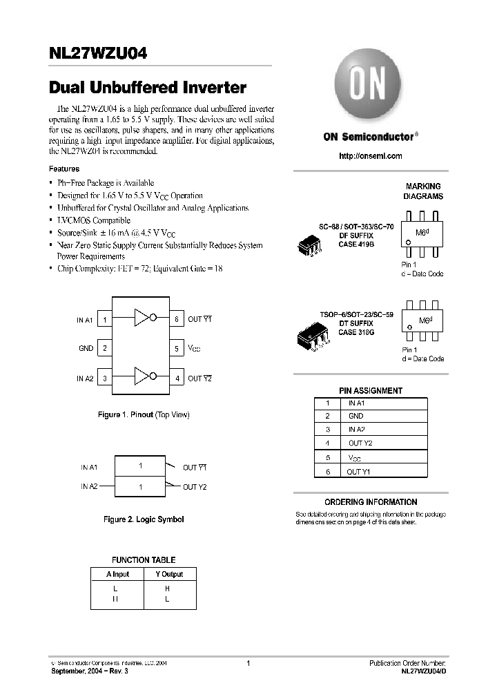 NL27WZU04DFT2_1119237.PDF Datasheet