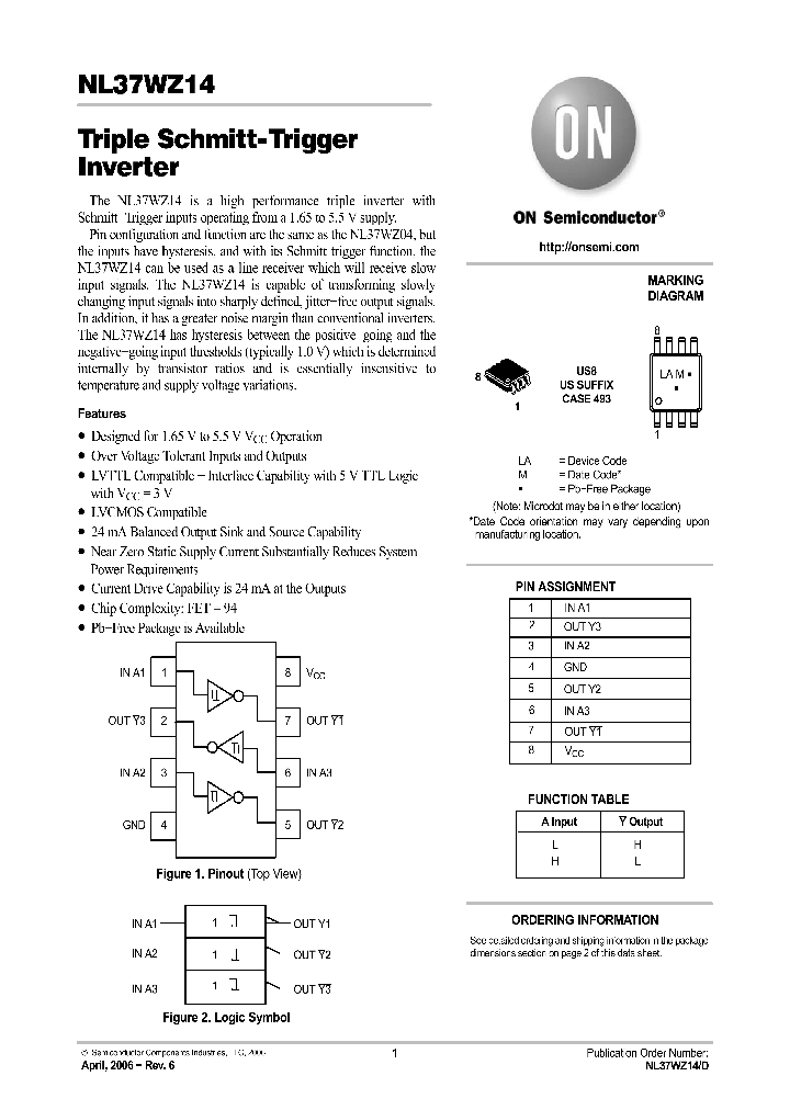 NL37WZ1406_1289361.PDF Datasheet