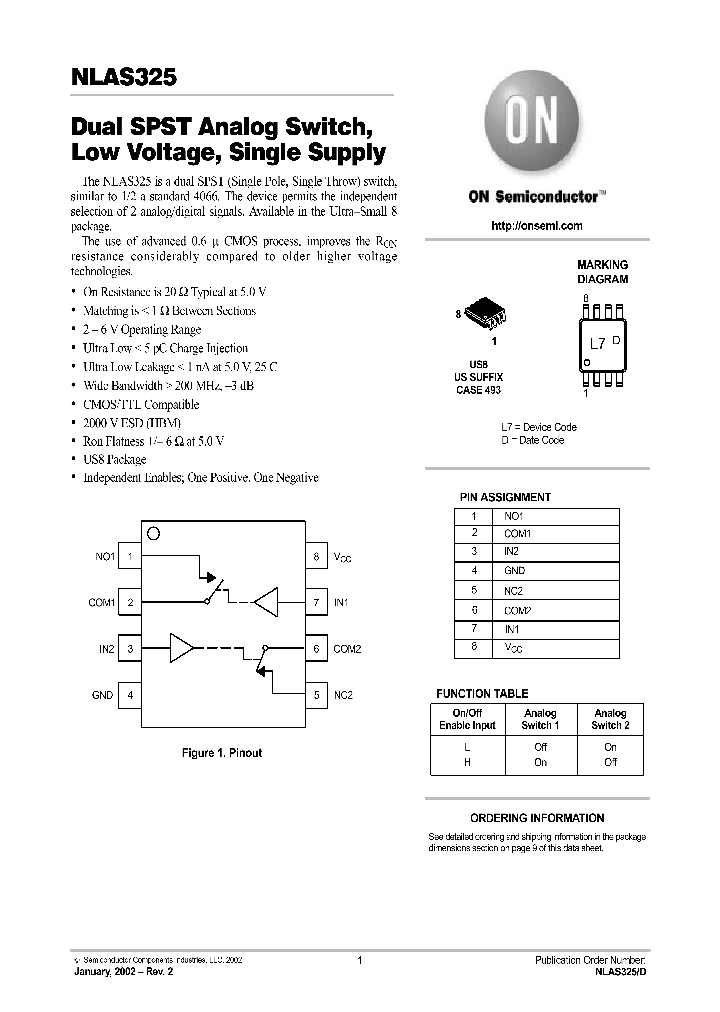 NLAS325US_1010580.PDF Datasheet