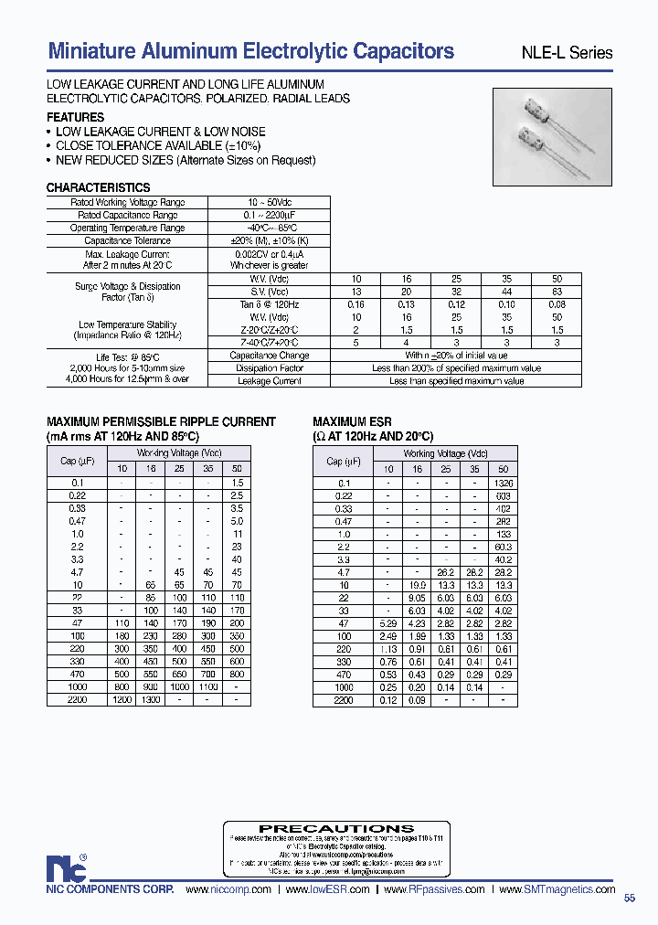 NLE-LR47M508X115F_1289426.PDF Datasheet