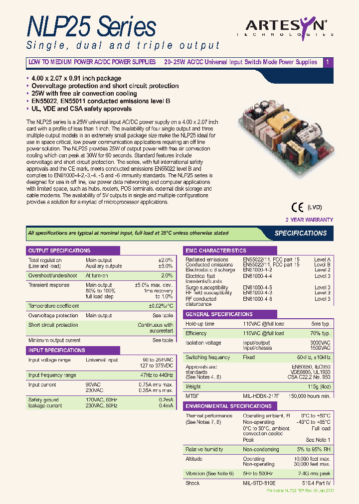 NLP25-7605_1089089.PDF Datasheet