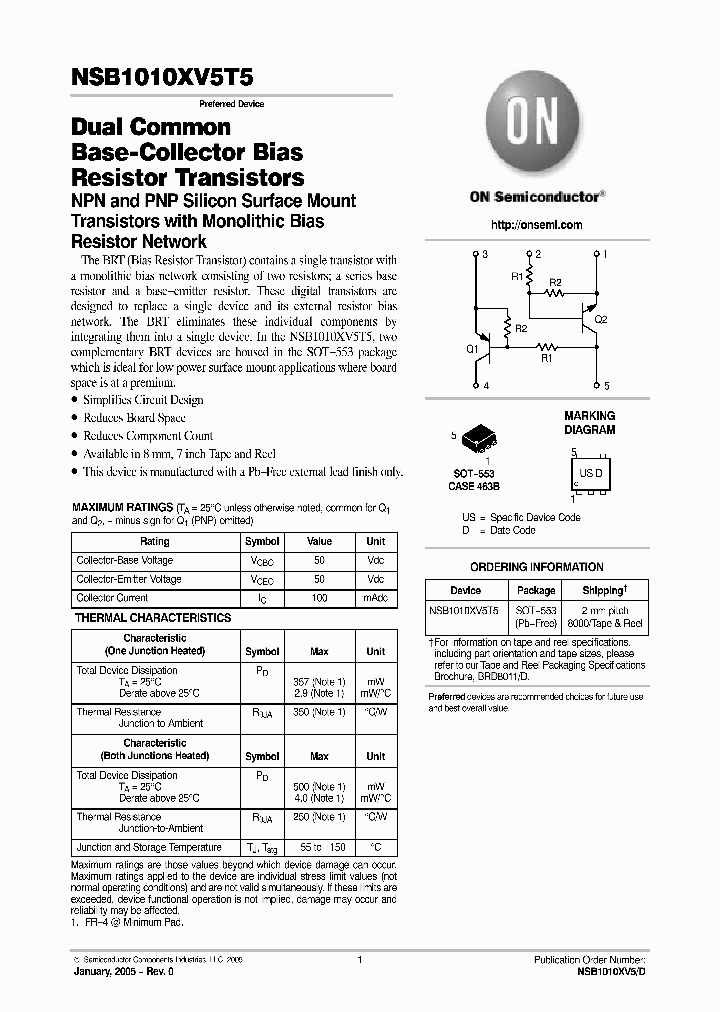 NSB1010XV5T5_1289710.PDF Datasheet