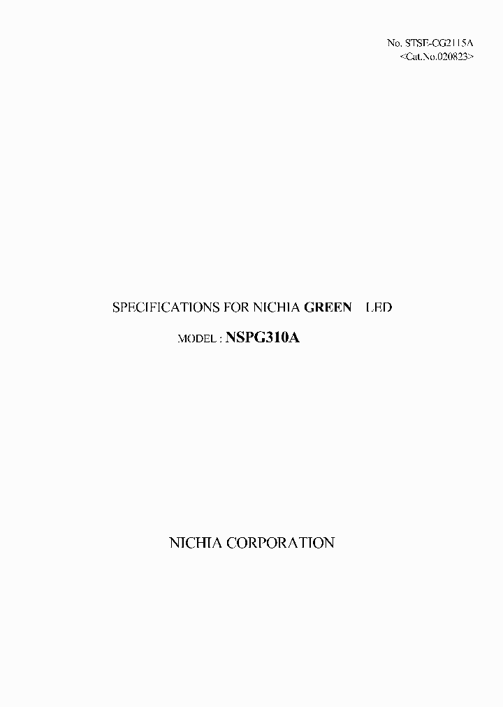 NSPG310A_1289758.PDF Datasheet