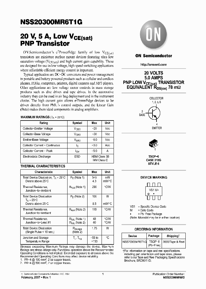 NSS20300MR6T1G07_1289801.PDF Datasheet